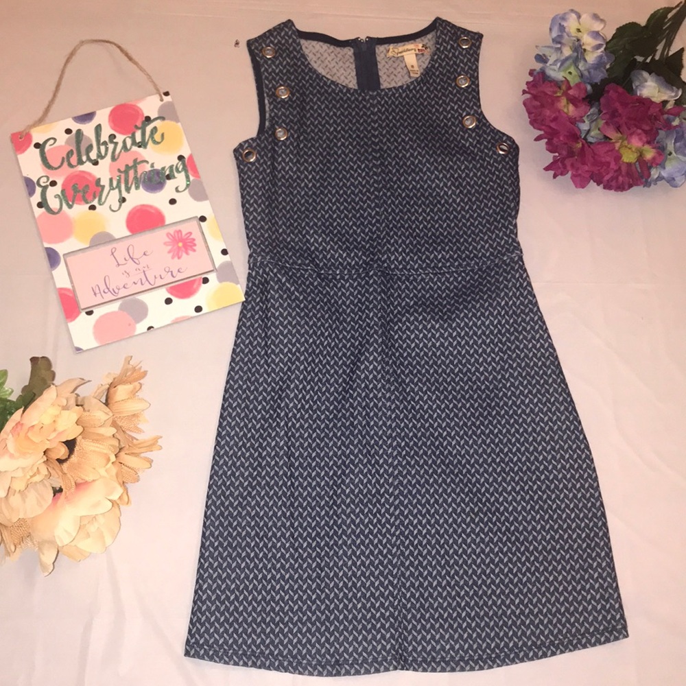 🦋DENIUM PATTERNED DRESS🦋